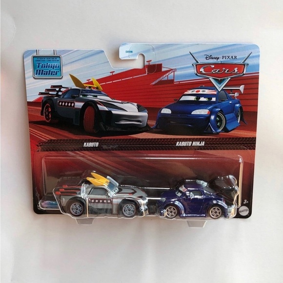Disney Other - Disney Pixar Cars Diecast - 2-Pack - Kabuto & Kabuto Ninja - Tokyo Mater - NEW!